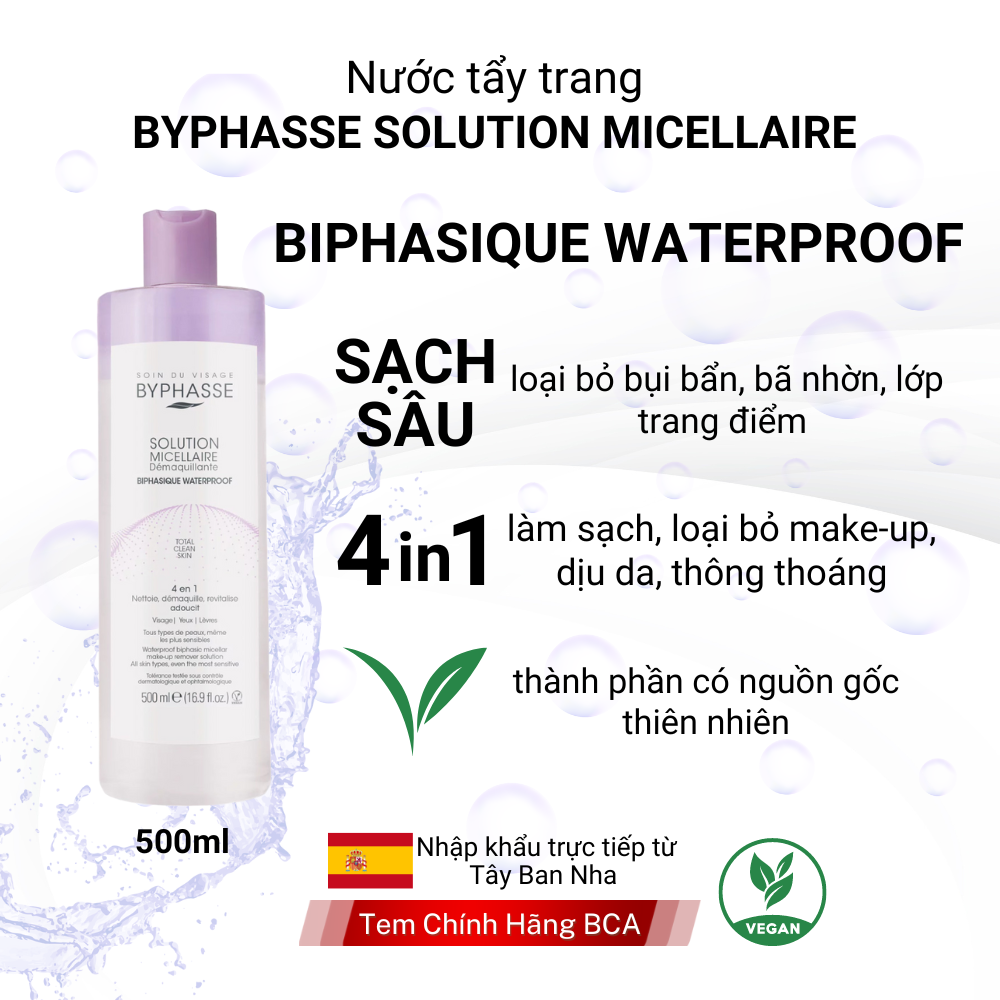 Nước tẩy trang ByPhasse Solution Micellaire